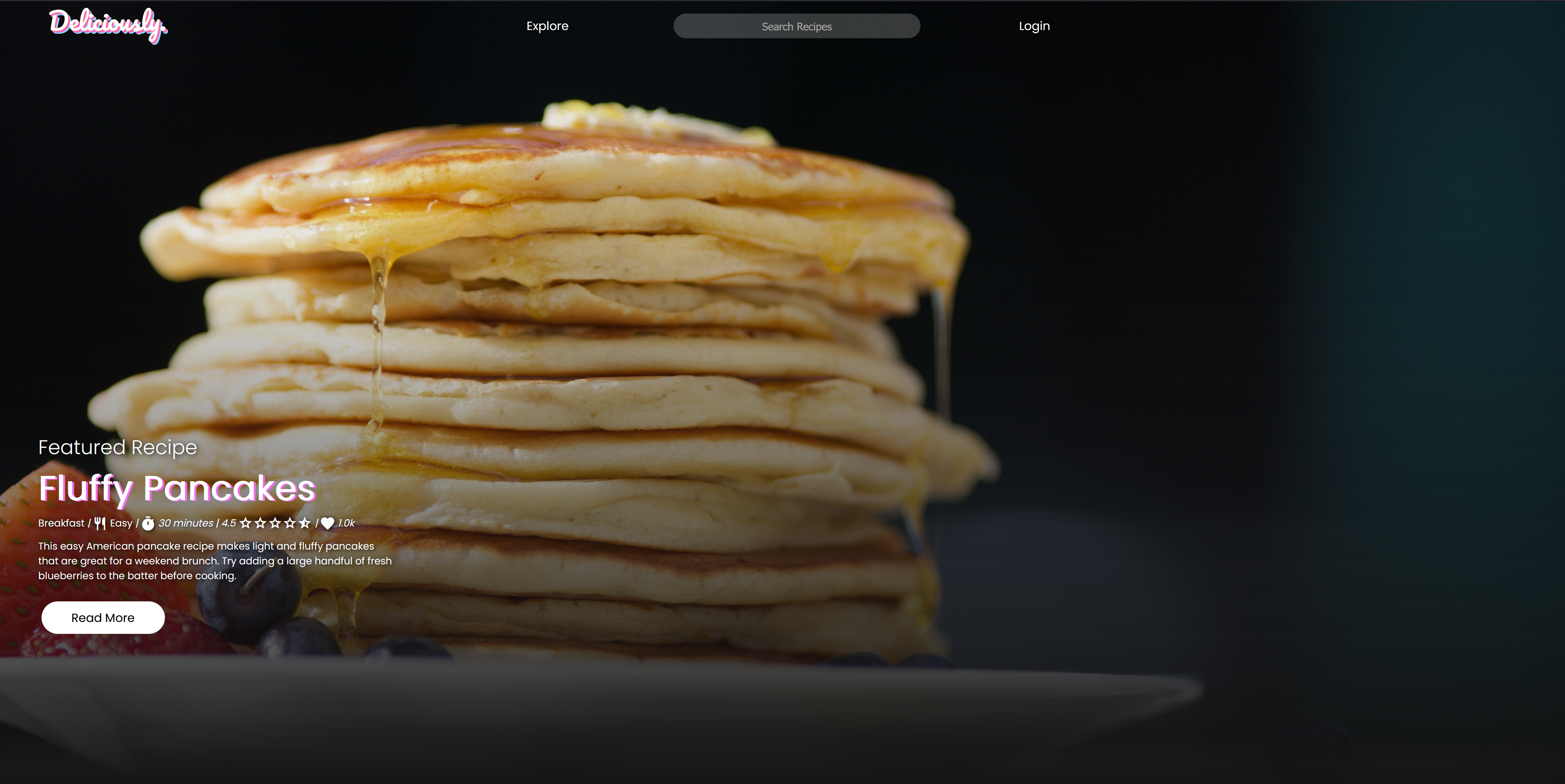 Screenshot of allographic.io homepage